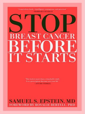 cover image of Stop Breast Cancer Before it Starts